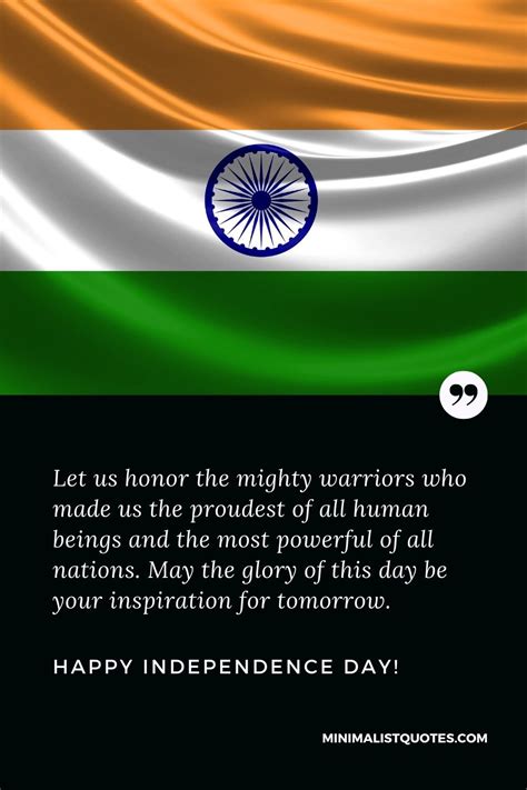 Independence Day (India) Wishes, Quotes & Messages | Minimalist Quotes