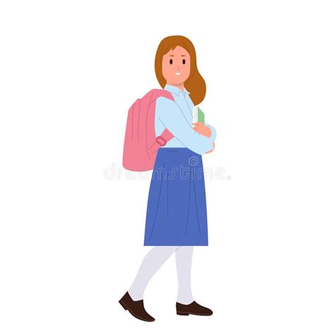 Cartoon Children Going To School Stock Illustrations 1967 Cartoon