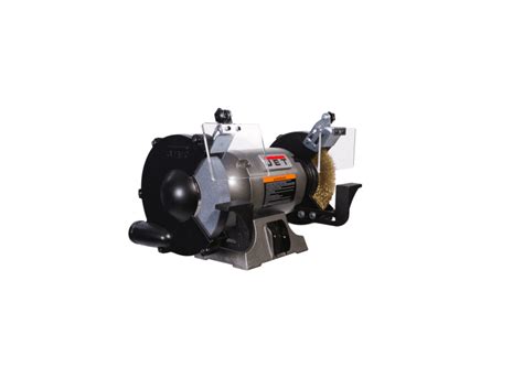 Jet JBG-8W, 8-Inch Bench Grinder with Wire Wheel, 1 HP, 1Ph 115V