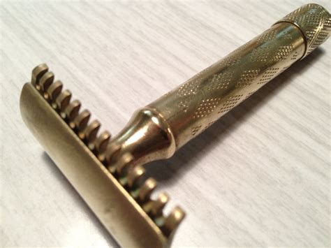 Gillette Bostonian Gold Safety Razor From 1920s