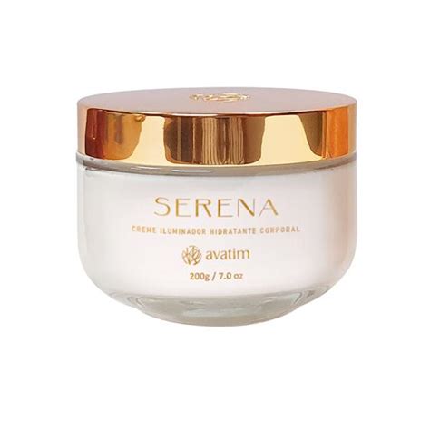 Creme Acetinado Hidratante Corporal Serena 200g Avatim