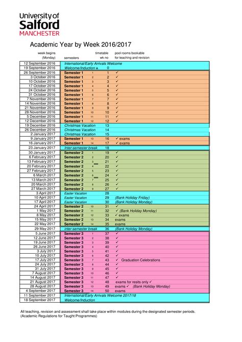 Academic Weekly Calendar Allbusinesstemplates