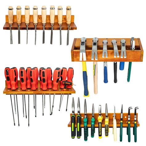 Buy T-SIGN Screwdriver Organizer - Wood Tool Organizers, Hammer Rack ...