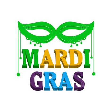 Mardi Gras Carnival Vector Design Images Mardi Gras 3d Text Effect And Carnival Mask Vector