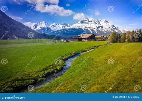 View from the Bernina Express Stock Photo - Image of pretty, photograph ...