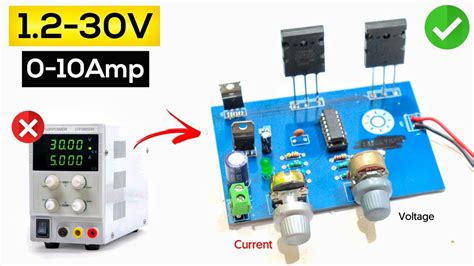 Diy Lab Bench Power Supply V A Variable Power Supply