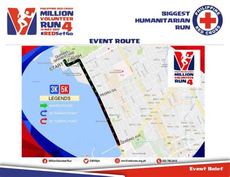 Million Volunteer Run 4 2017 Registration Map Singlet