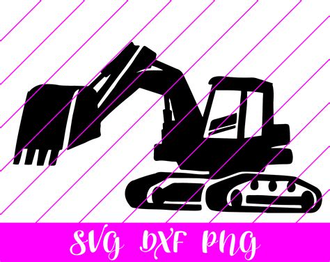 Free Excavator Svg Png Free Svg Files Silhouette And Themeloader