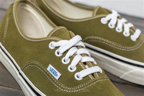 Vans Authentic 44 Dx Anaheim Factory Suede Og Olive In Green For Men