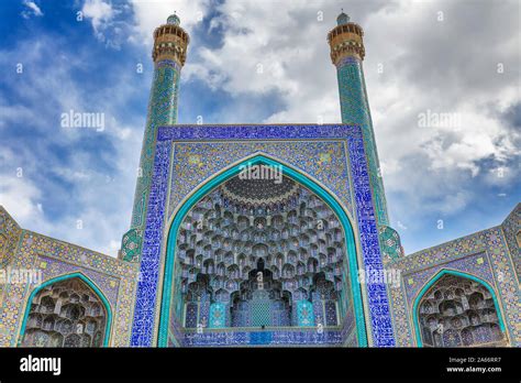 Shah Mosque Isfahan Isfahan Province Iran Stock Photo Alamy