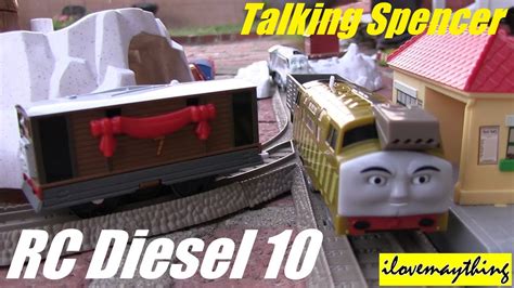 Rc Diesel 10 And Talking Spencer Playtime Thomas Trackmaster Youtube