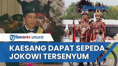 Jokowi Tahan Tawa Saat Kaesang Menang Kostum Terbaik Dan Dapat Sepeda