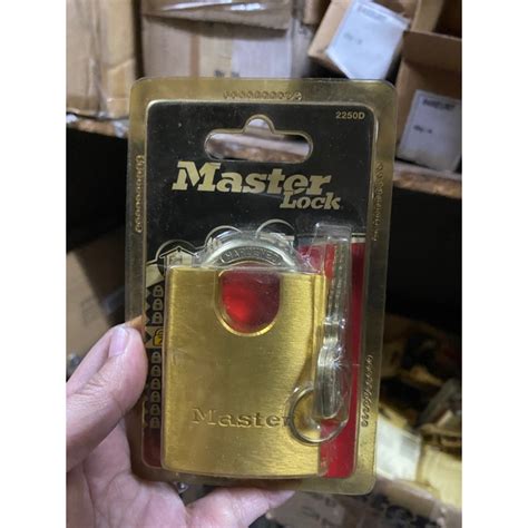 Masterlock Solid Brass Padlock W Key Retaining Featureyellowish