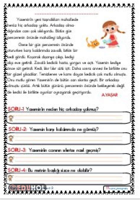 Okuma Anlama Metin Al Malar Eduhol Ders Videolar Zle Online