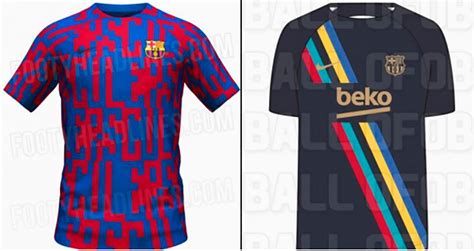 Estas serían las nuevas camisetas pre partido del Barça para la