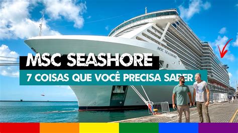 Viagem De Cruzeiro No Brasil Msc Seashore Coisas Que Voc Precisa