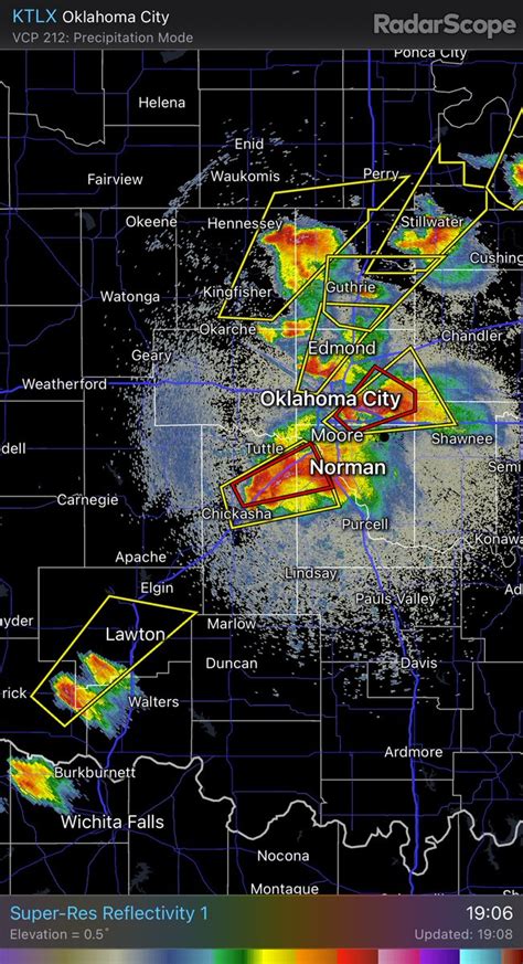 Nws Norman On Twitter 7 11pm Storms Continue Across Central And