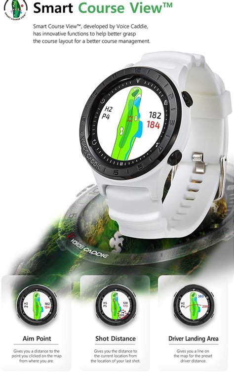 Voice Caddie Golf A2 Hybrid Gps Watch White