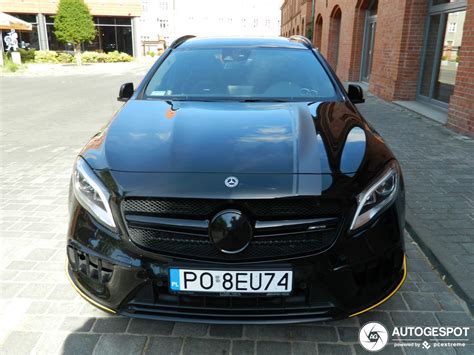 Mercedes Amg Gla X Yellow Night Edition July Autogespot