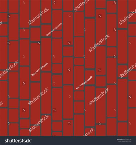 Seamless Texture Of A Brick Wall Pattern For Royalty Free Stock Vector 1061061788