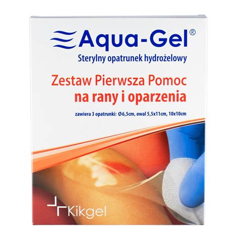 Aqua Gel Sterylny Opatrunek Hydrozelowy Na Rany I Oparzenia Fi Cm Owal