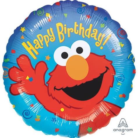 SESAME STREET ELMO BIRTHDAY FOIL BALLOON Peci Australia Pty Ltd