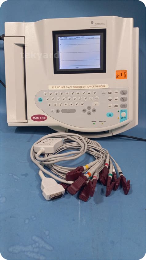 Tekyard LLC 331148 GE MAC 1200 Interpretive ECG EKG Machine