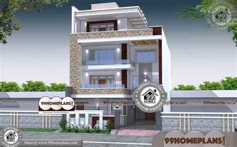 4 Story Apartment Building Plans | 90 Contemporary Kerala Home Designs