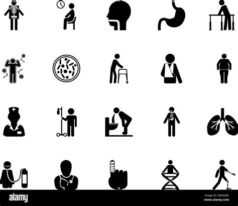 Healthcare Icon Set Stock Vector Image Art Alamy