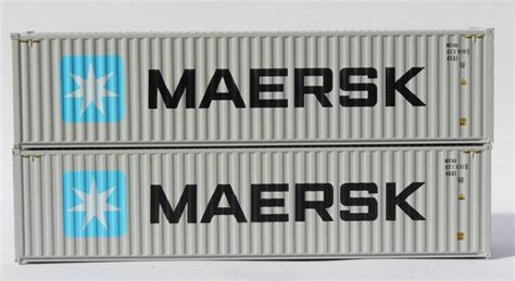 Jtc N Scale Maersk Door Logo Hc Container W Magnetic