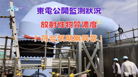 福島核廢水｜東電公開監測狀況 放射性物質濃度「符合預期無異常」 東張