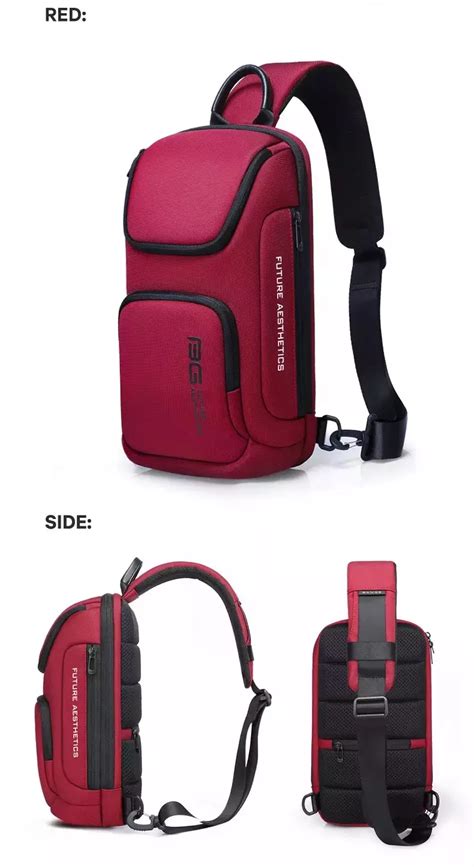 Jual Bange Bange BG7565 Tas Selempang Sling Bag Pria RED Original