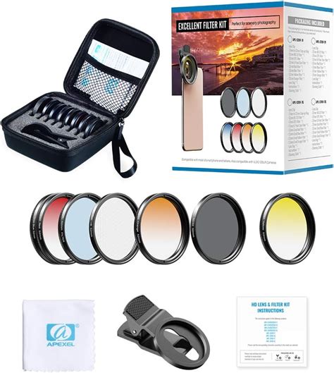 Amazon Neewer Mm Nd Cpl Effect Filter Set With Mobile Phone