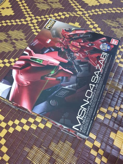 Bandai RG Sazabi Hobbies Toys Toys Games On Carousell