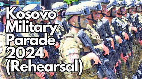 Kosovo Military Parade: Army Rehearsals Unveiled - YouTube