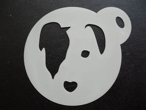 60mm Jack Russell Face Stencil