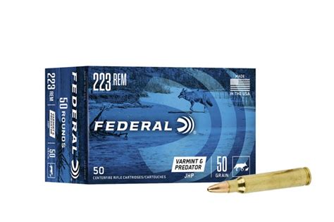 Federal American Eagle Gr Jhp Varmint Predator Rd Box