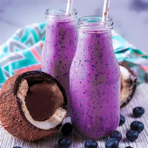 Blueberry Smoothie Hungry Healthy Happy