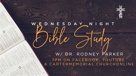 Wednesday Night Bible Study Youtube