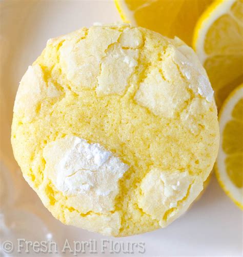 Lemon Crinkle Cookies