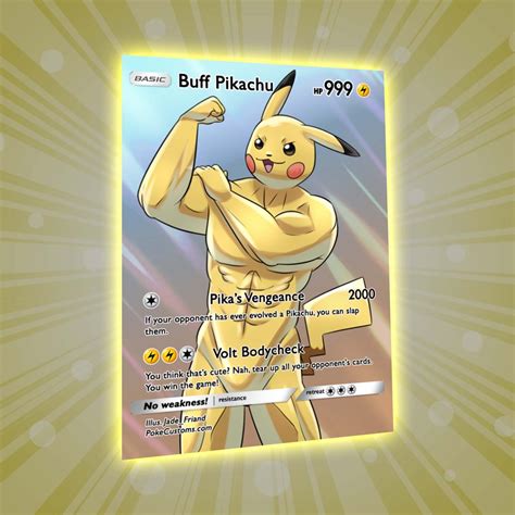 Pikachu Custom Pokemon Cards