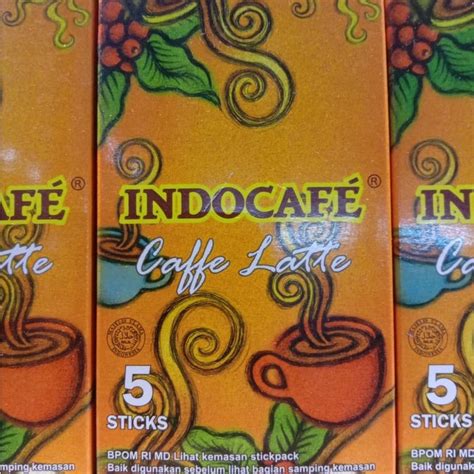 Jual Indocafe Caffe Latte Box5 Stickpack Shopee Indonesia