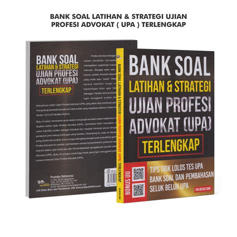 Jual Bank Soal Latihan Dan Strategi Ujian Profesi Advokat UPA