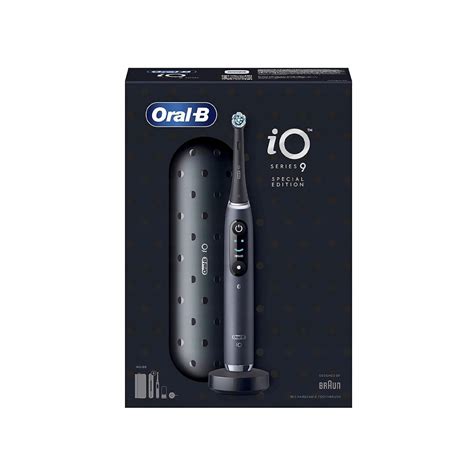 Szett Elektromos fogkefék Oral B iO Series 9 Black Onyx Fekete 4x