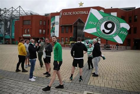 Celtic Tell Fans To Celebrate Title At Home As Crowds Gather At