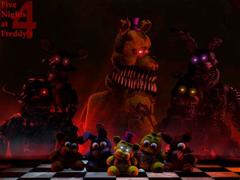 Fnaf Sfm Fnaf 4 7th Anniversary By Cloudcake54 On Deviantart