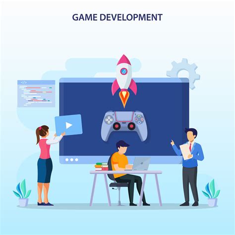 Game Development Concept Game Design Digital Technology Programming