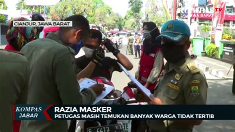 Gencar Razia Masker Di Cianjur Video Dailymotion