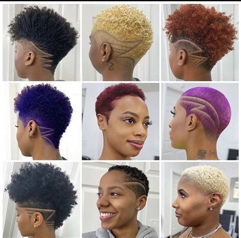 A Selection Of Stunning Tapered Haircuts For Black Women On