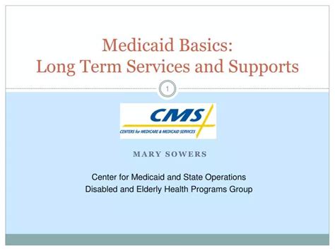 PPT Medicaid Basics Long Term Services And Supports PowerPoint